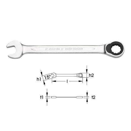 LLAVE PUNTA CORONA CHICHARRA DE 18 MM