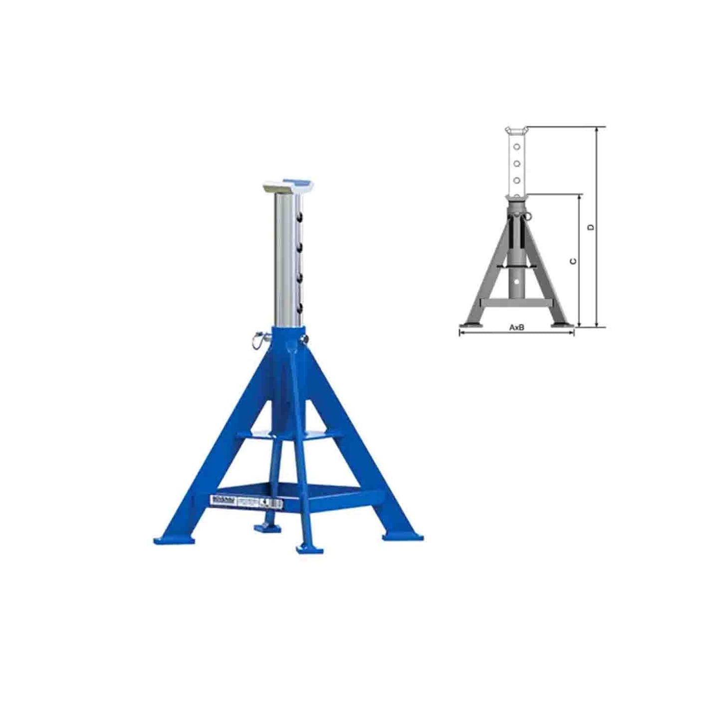 CABALLETE MECANICO RESISTENCIA6000 KG