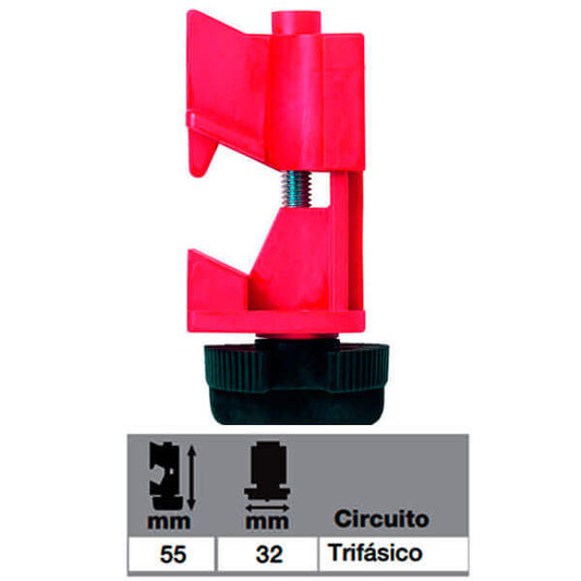 BLOQUEO INTERRUPTOR TRIFASICO DIELECTRICO E202