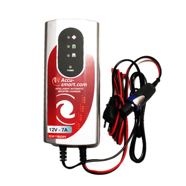 CARGADOR MICRO Y SOS 12V ACCU-SMART 12V-2A