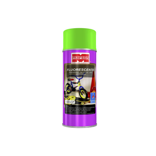 PINTURA SPRAY FLUORESCENTE VERDE DE 350ML