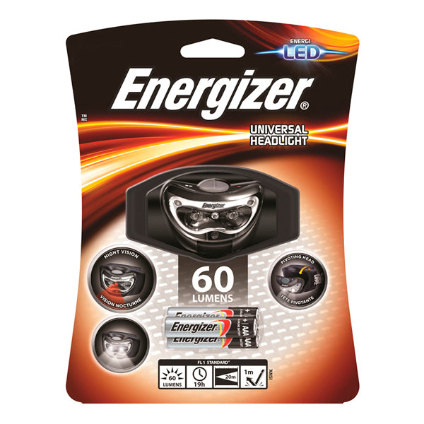 LINTERNA LED MANO LIBRE 60 LUMENS 3AAA 929669*ENERGIZER