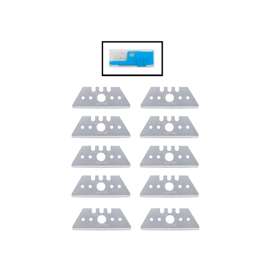 JUEGO DE HOJAS REPUESTO PARA SECUNORM 500 DE 10 PIEZAS TRAPEZOIDAL